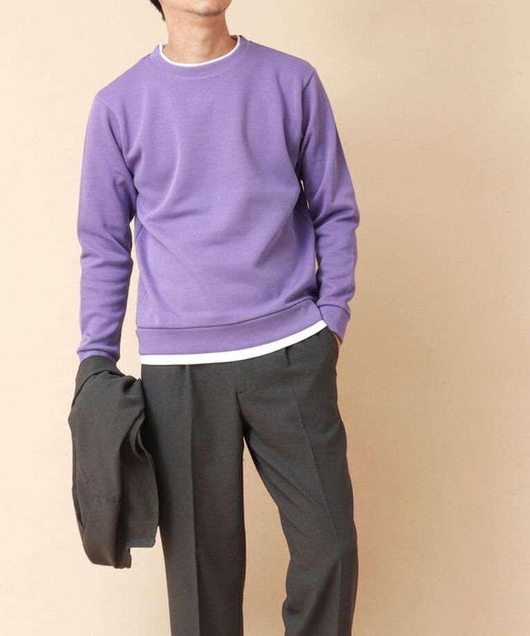 NOLLEY'S goodman「リブダンボール クルーネックプルオーバー 24AW」|Tシャツ・カットソー|