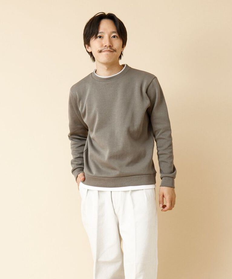 NOLLEY'S goodman「リブダンボール クルーネックプルオーバー 24AW」|Tシャツ・カットソー|