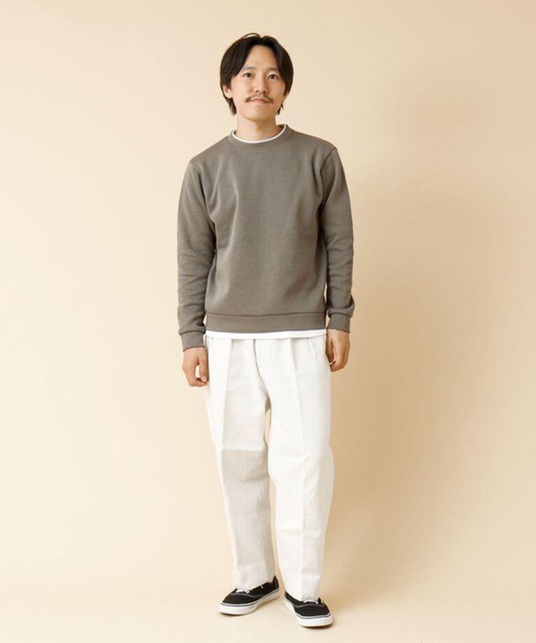 NOLLEY'S goodman「リブダンボール クルーネックプルオーバー 24AW」|Tシャツ・カットソー|