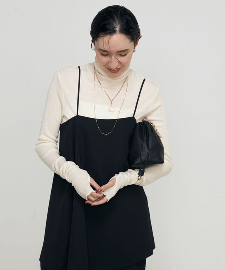 NOLLEY'S「MY STANDARDウォッシャブルリブタートル 24AW」|Tシャツ・カットソー|