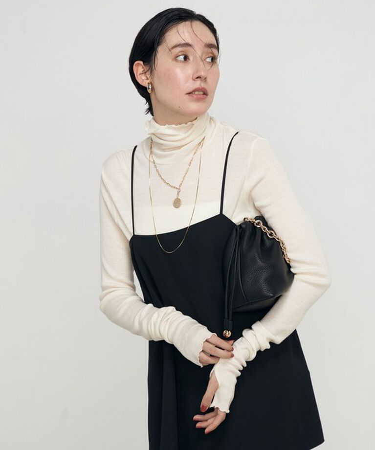 NOLLEY'S「MY STANDARDウォッシャブルリブタートル 24AW」|Tシャツ・カットソー|