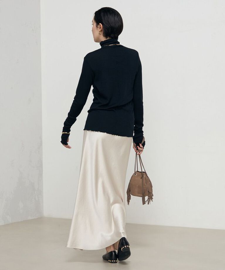 NOLLEY'S「MY STANDARDウォッシャブルリブタートル 24AW」|Tシャツ・カットソー|