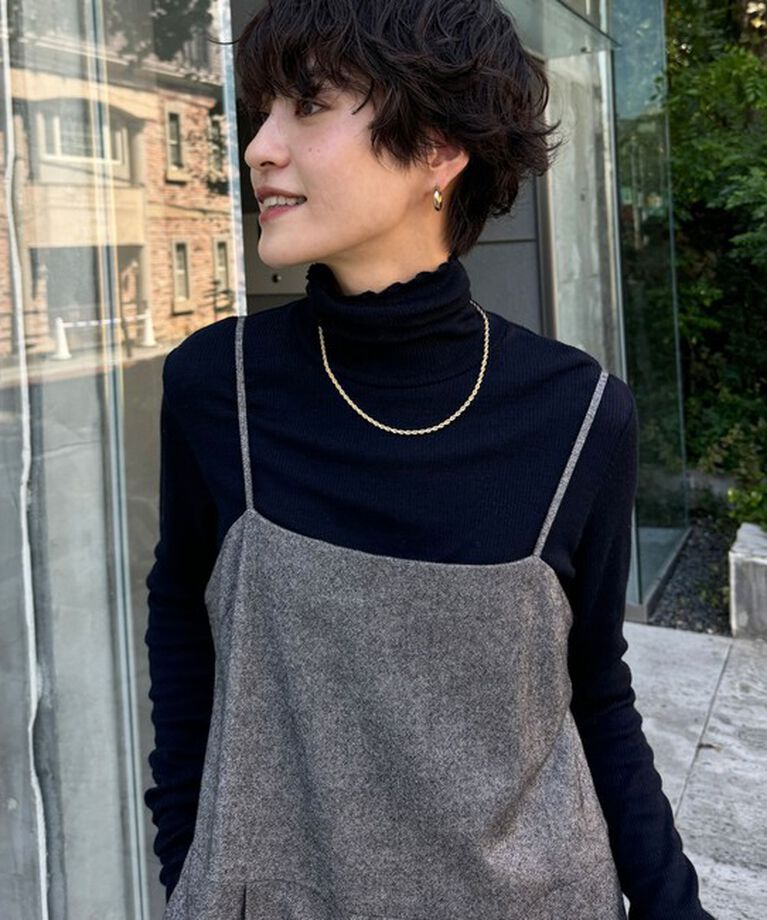 NOLLEY'S「MY STANDARDウォッシャブルリブタートル 24AW」|Tシャツ・カットソー|