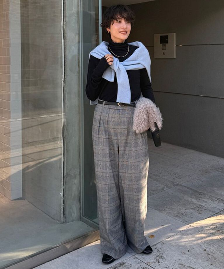 NOLLEY'S「MY STANDARDウォッシャブルリブタートル 24AW」|Tシャツ・カットソー|