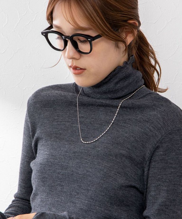 NOLLEY'S「MY STANDARDウォッシャブルリブタートル 24AW」|Tシャツ・カットソー|