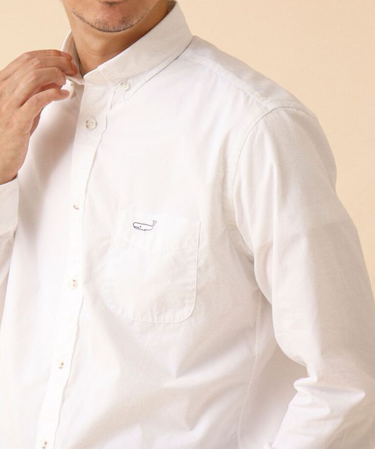 NOLLEY'S goodman「ピーチブロード クジラBD 長袖シャツ 24AW」|シャツ・ブラウス|