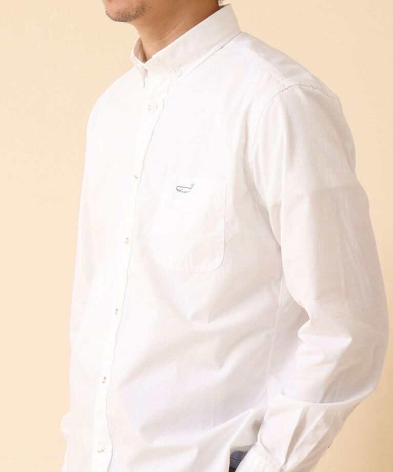 NOLLEY'S goodman「ピーチブロード クジラBD 長袖シャツ 24AW」|シャツ・ブラウス|