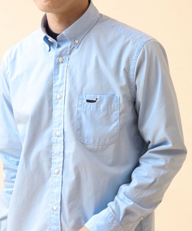 NOLLEY'S goodman「ピーチブロード クジラBD 長袖シャツ 24AW」|シャツ・ブラウス|