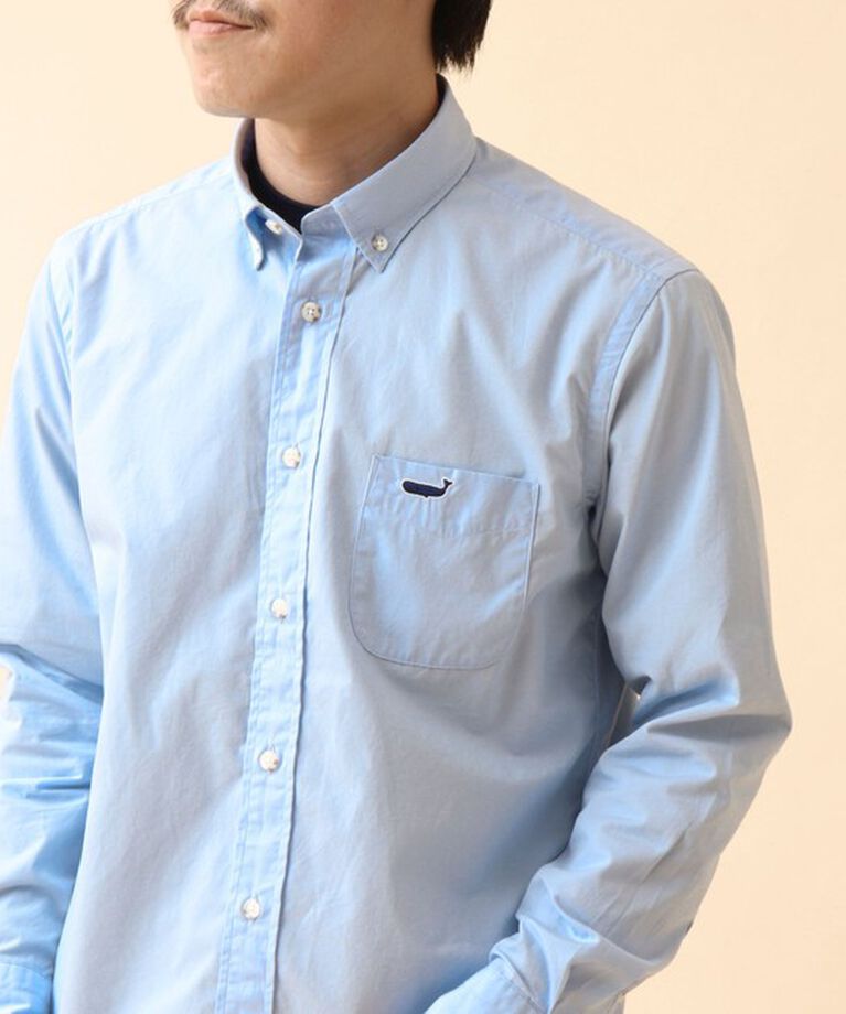 NOLLEY'S goodman「ピーチブロード クジラBD 長袖シャツ 24AW」|シャツ・ブラウス|