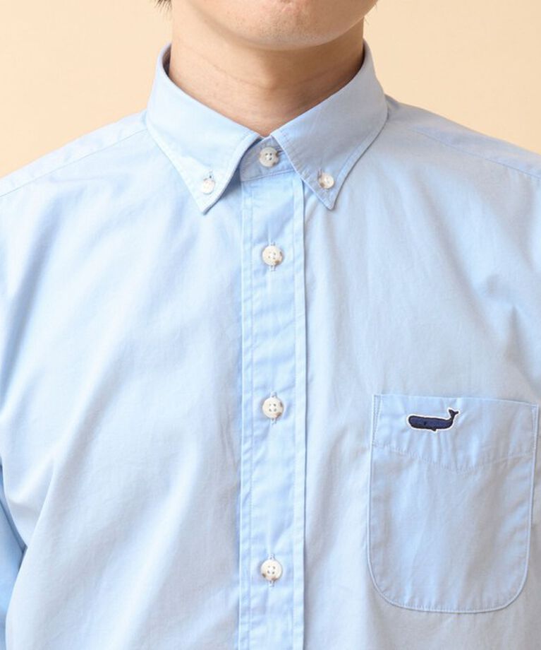 NOLLEY'S goodman「ピーチブロード クジラBD 長袖シャツ 24AW」|シャツ・ブラウス|