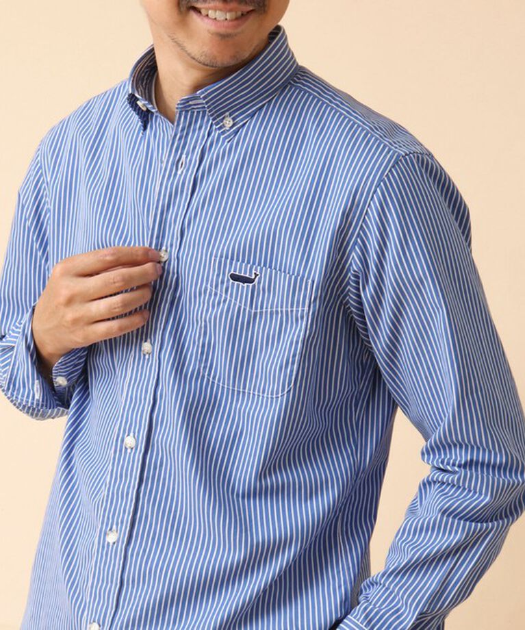 NOLLEY'S goodman「ピーチブロード クジラBD 長袖シャツ 24AW」|シャツ・ブラウス|