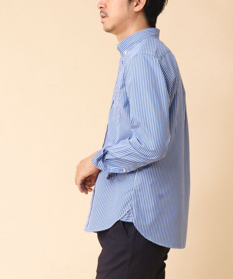 NOLLEY'S goodman「ピーチブロード クジラBD 長袖シャツ 24AW」|シャツ・ブラウス|
