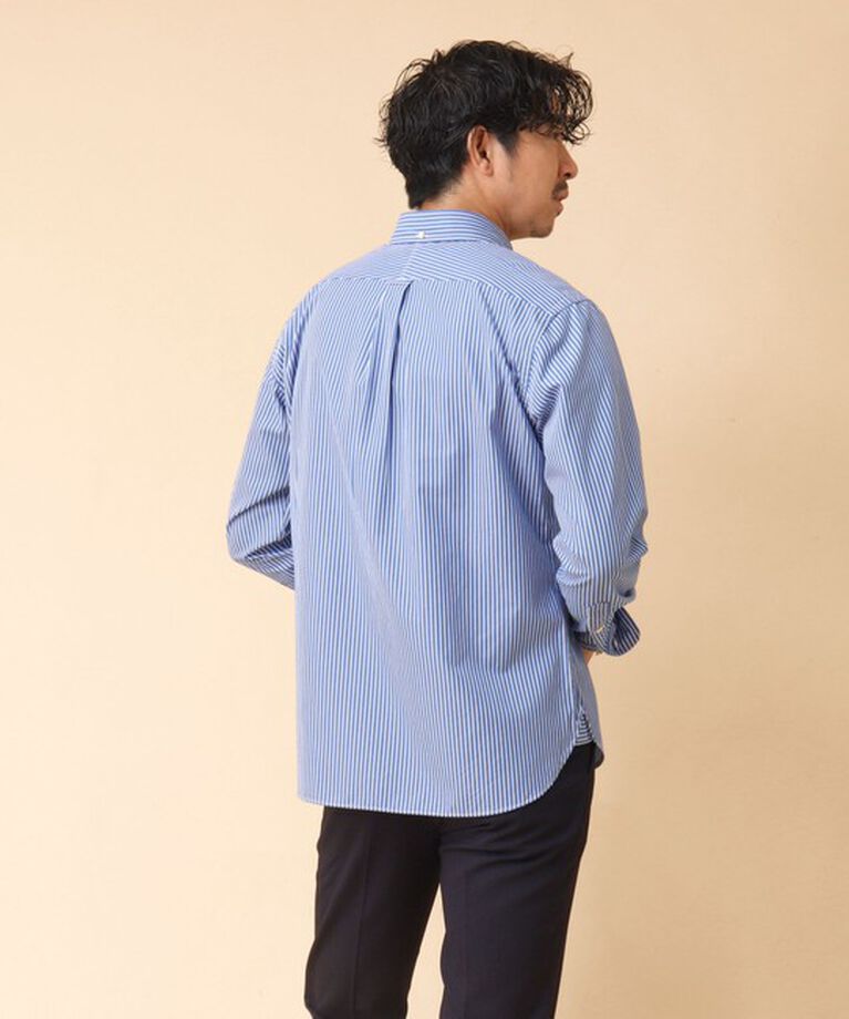 NOLLEY'S goodman「ピーチブロード クジラBD 長袖シャツ 24AW」|シャツ・ブラウス|