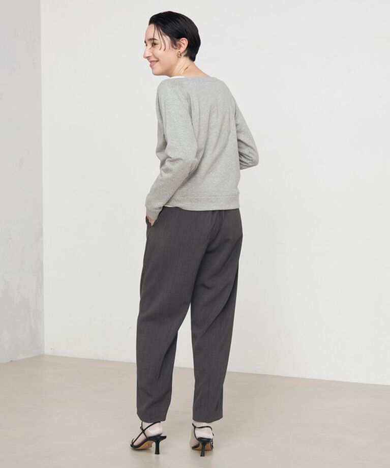 Rie Miller「《セットアップ対応》ウォッシャブルハイウエストバギーパンツ」|その他|