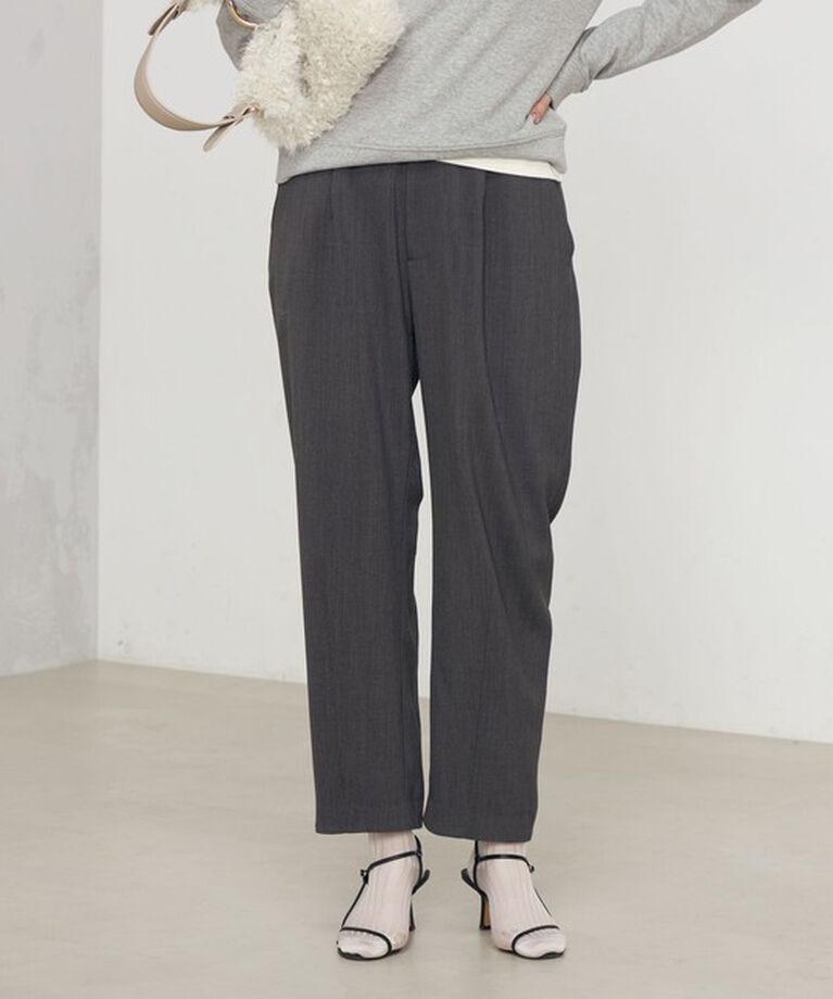 Rie Miller「《セットアップ対応》ウォッシャブルハイウエストバギーパンツ」|その他|