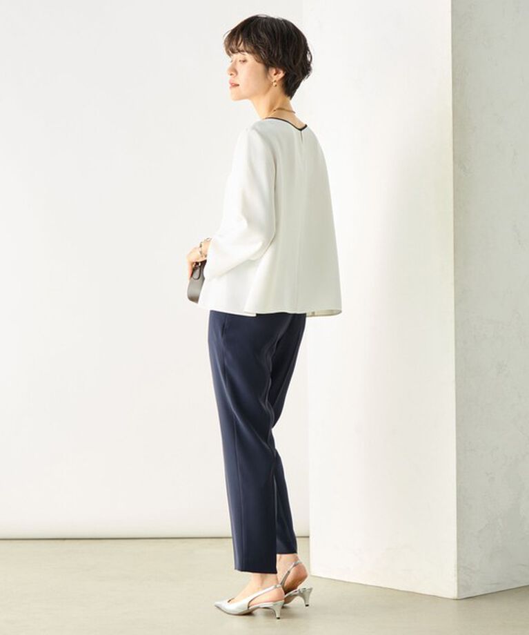 NOLLEY'S「《セットアップ対応》ウォッシャブルダブルクロススリムパンツ」|その他|