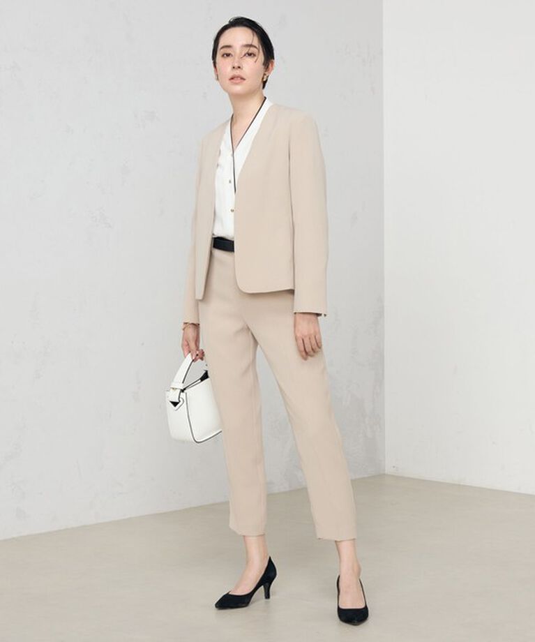 NOLLEY'S「《セットアップ対応》ウォッシャブルダブルクロススリムパンツ」|その他|