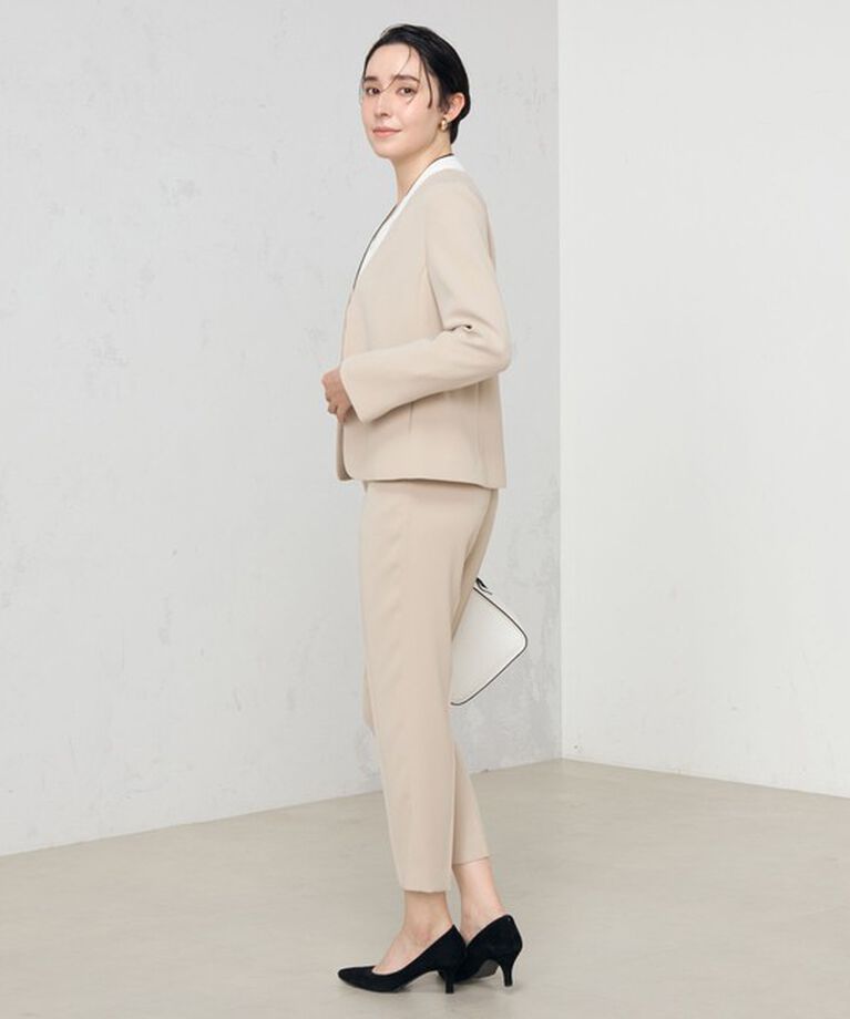 NOLLEY'S「《セットアップ対応》ウォッシャブルダブルクロススリムパンツ」|その他|
