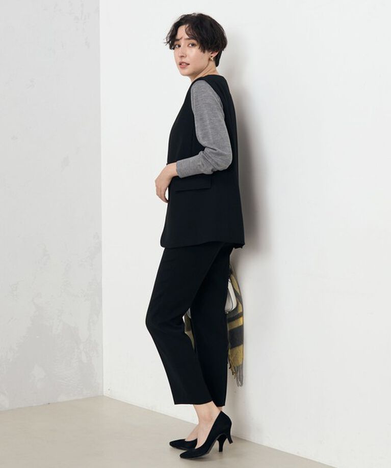 NOLLEY'S「《セットアップ対応》ウォッシャブルダブルクロススリムパンツ」|その他|