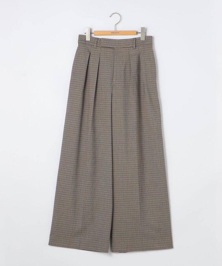 NOLLEY'S「《セットアップ対応》ストレッチツイルワイドパンツ」|その他|