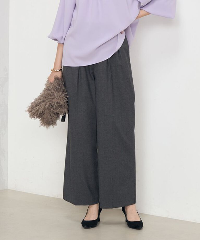 NOLLEY'S「《セットアップ対応》ストレッチツイルワイドパンツ」|その他|