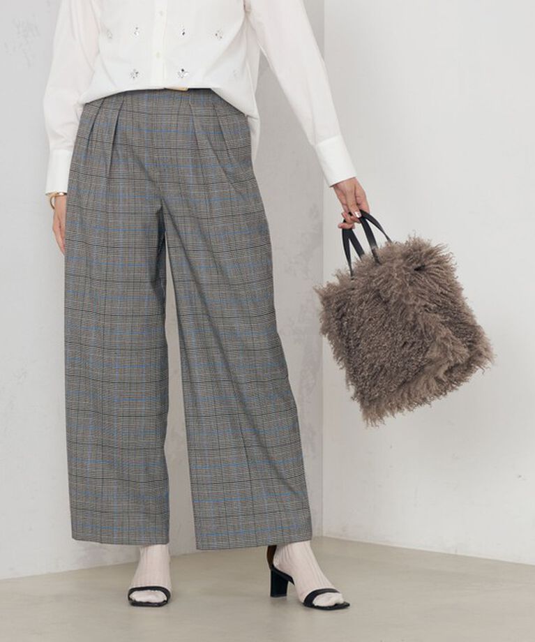 NOLLEY'S「《セットアップ対応》ストレッチツイルワイドパンツ」|その他|