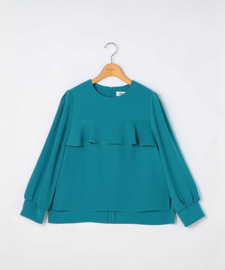 NOLLEY'S「《セットアップ対応》ウォッシャブルダブルクロスブラウス」|シャツ・ブラウス|