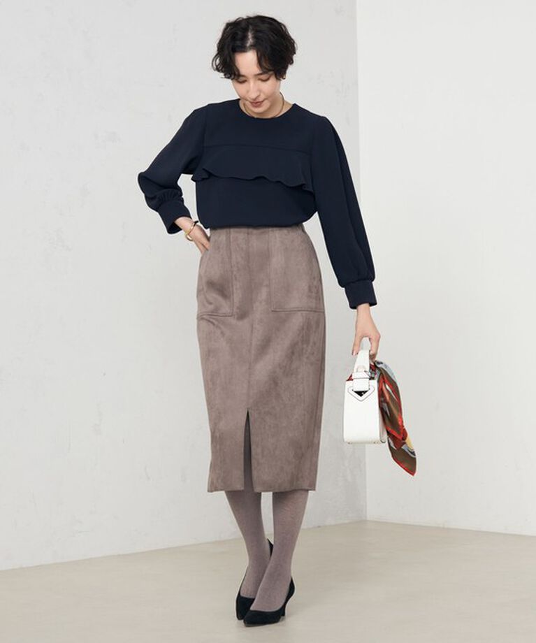 NOLLEY'S「《セットアップ対応》ウォッシャブルダブルクロスブラウス」|シャツ・ブラウス|