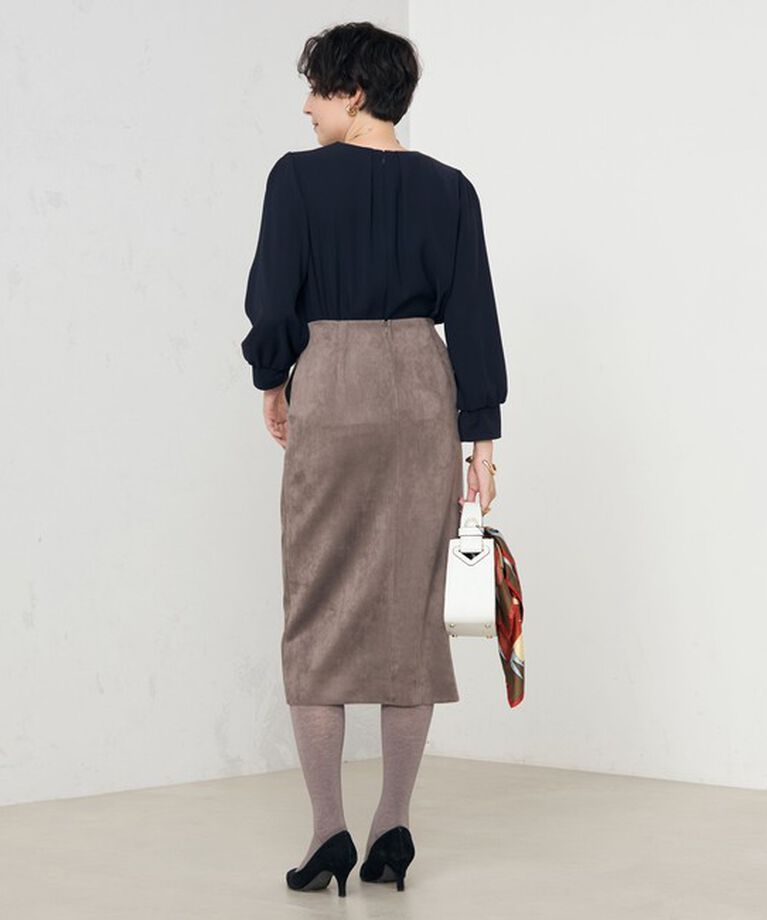 NOLLEY'S「《セットアップ対応》ウォッシャブルダブルクロスブラウス」|シャツ・ブラウス|