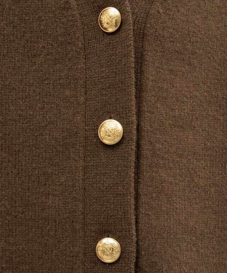 NOLLEY'S「◇【WEB限定】カシミヤブレンド長めVネックカーディガン(金ボタン) 24AW」|カーディガン|