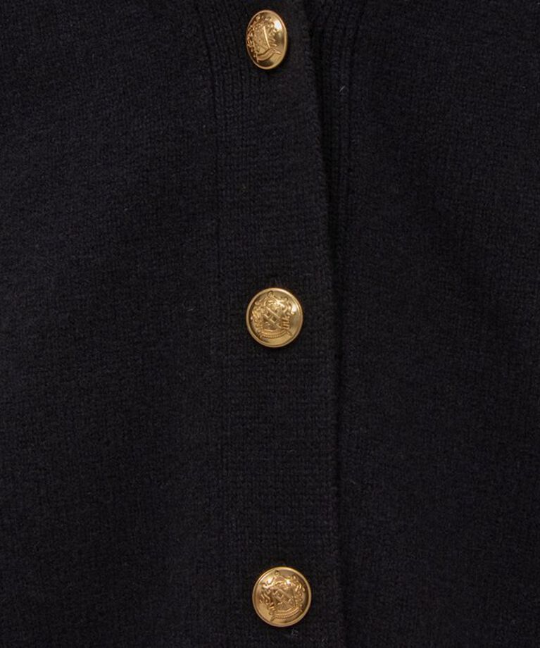 NOLLEY'S「◇【WEB限定】カシミヤブレンド長めVネックカーディガン(金ボタン) 24AW」|カーディガン|