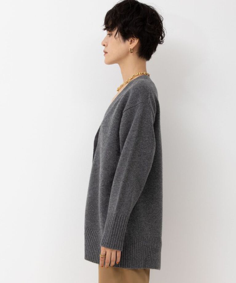 NOLLEY'S「◇【WEB限定】カシミヤブレンド長めVネックカーディガン(金ボタン) 24AW」|カーディガン|