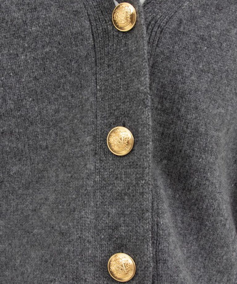NOLLEY'S「◇【WEB限定】カシミヤブレンド長めVネックカーディガン(金ボタン) 24AW」|カーディガン|