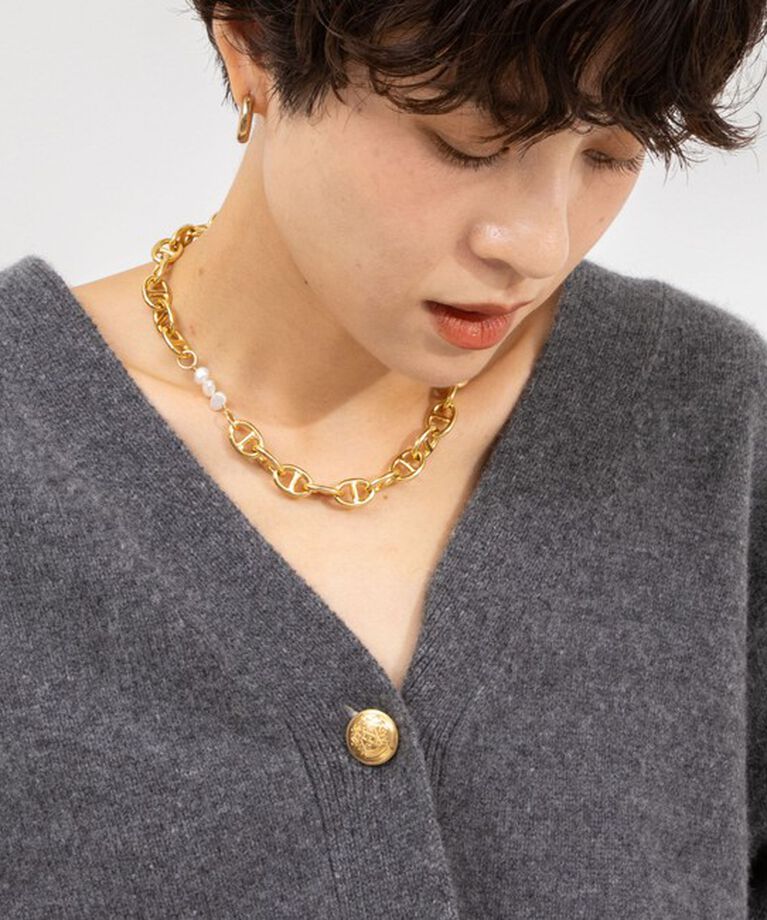 NOLLEY'S「◇【WEB限定】カシミヤブレンド長めVネックカーディガン(金ボタン) 24AW」|カーディガン|