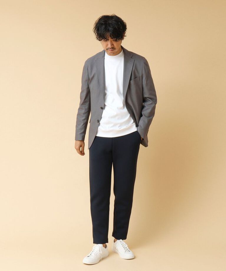 NOLLEY'S goodman「クジラ刺繍ダンボールニット イージーパンツ 24AW」|チノ|