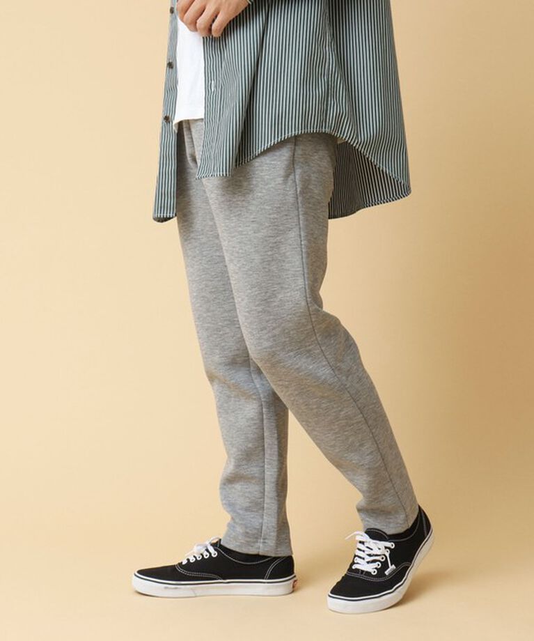 NOLLEY'S goodman「クジラ刺繍ダンボールニット イージーパンツ 24AW」|チノ|ミディアムグレー