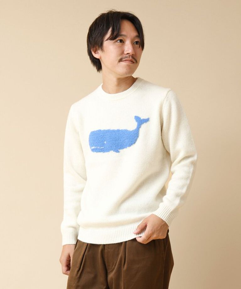 NOLLEY'S goodman「クジラインターシャ クルーネックニット 24AW」|ニット・セーター|