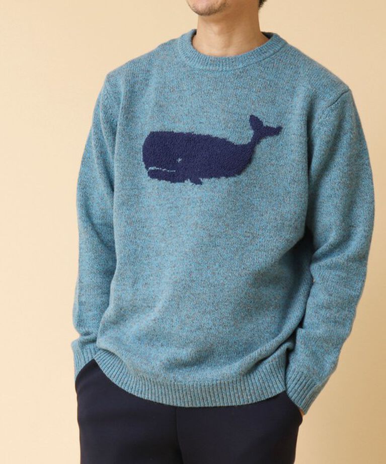 NOLLEY'S goodman「クジラインターシャ クルーネックニット 24AW」|ニット・セーター|