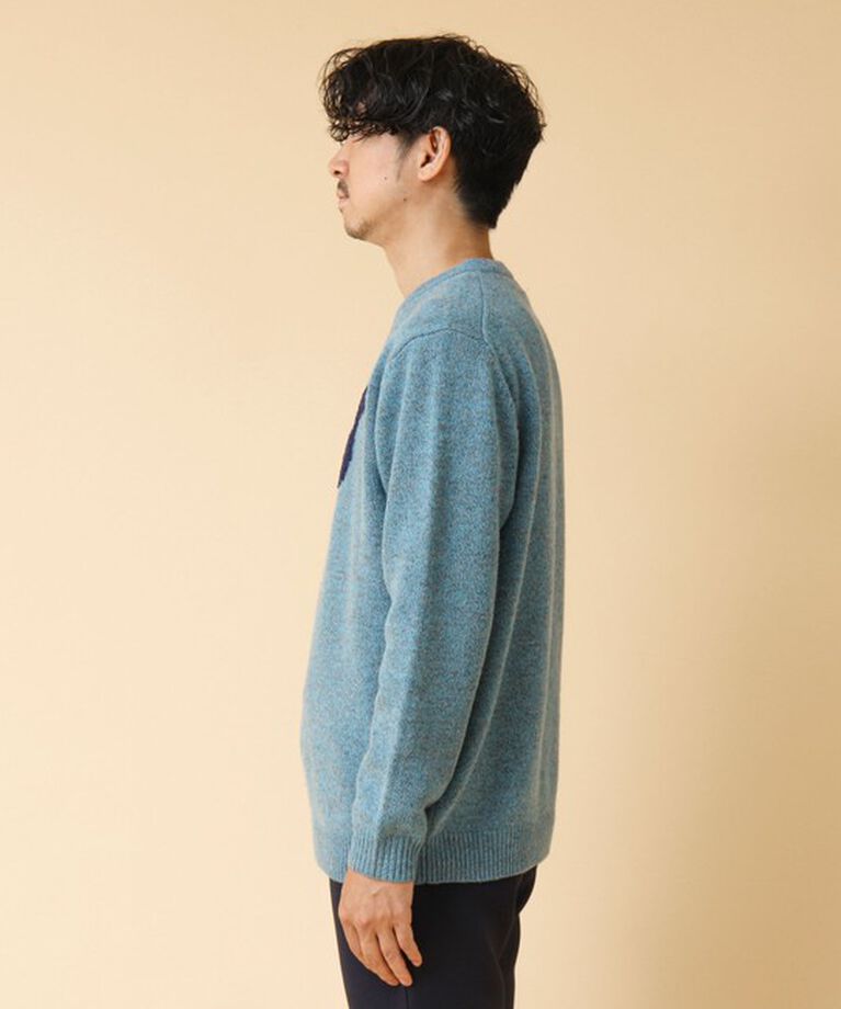 NOLLEY'S goodman「クジラインターシャ クルーネックニット 24AW」|ニット・セーター|