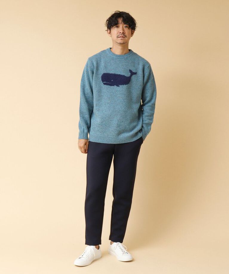 NOLLEY'S goodman「クジラインターシャ クルーネックニット 24AW」|ニット・セーター|