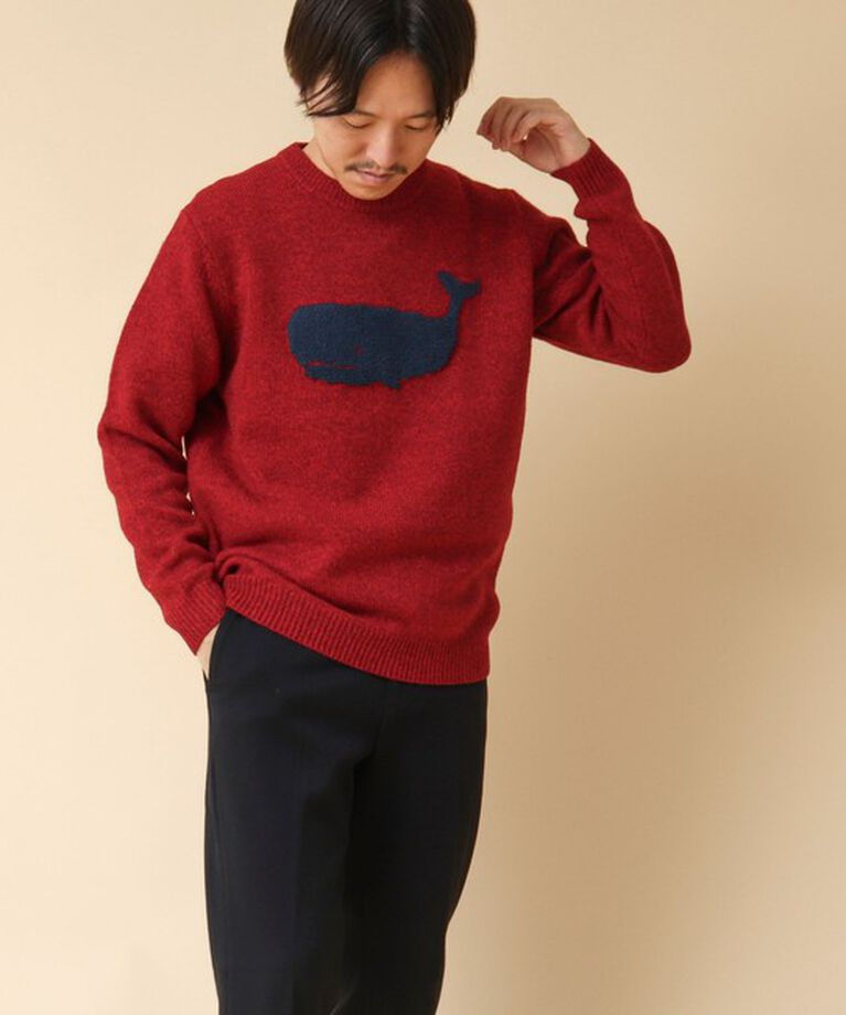 NOLLEY'S goodman「クジラインターシャ クルーネックニット 24AW」|ニット・セーター|