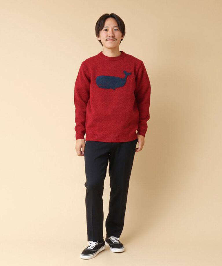 NOLLEY'S goodman「クジラインターシャ クルーネックニット 24AW」|ニット・セーター|
