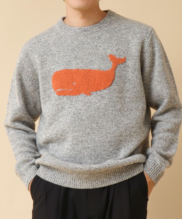 NOLLEY'S goodman「クジラインターシャ クルーネックニット 24AW」|ニット・セーター|
