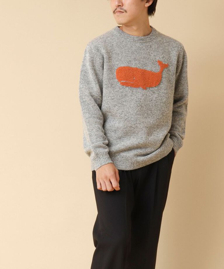 NOLLEY'S goodman「クジラインターシャ クルーネックニット 24AW」|ニット・セーター|