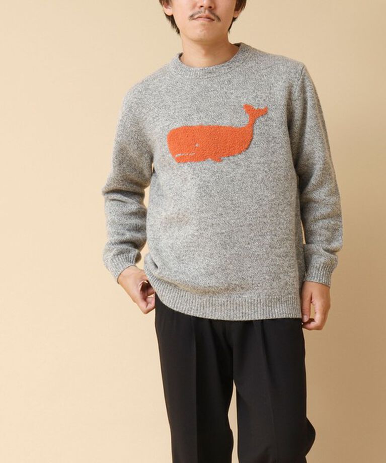 NOLLEY'S goodman「クジラインターシャ クルーネックニット 24AW」|ニット・セーター|