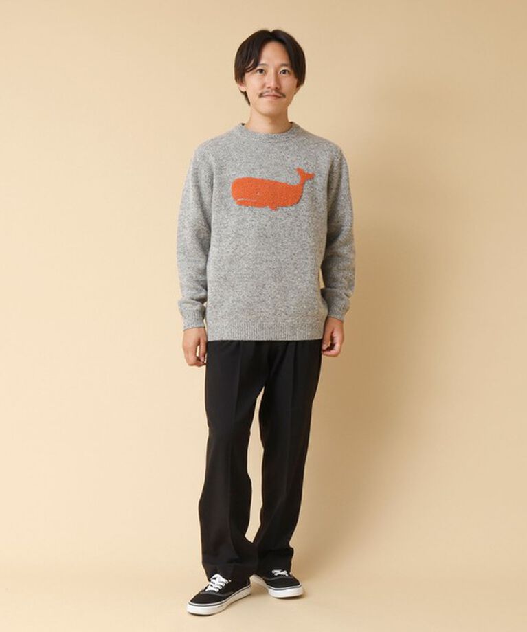 NOLLEY'S goodman「クジラインターシャ クルーネックニット 24AW」|ニット・セーター|