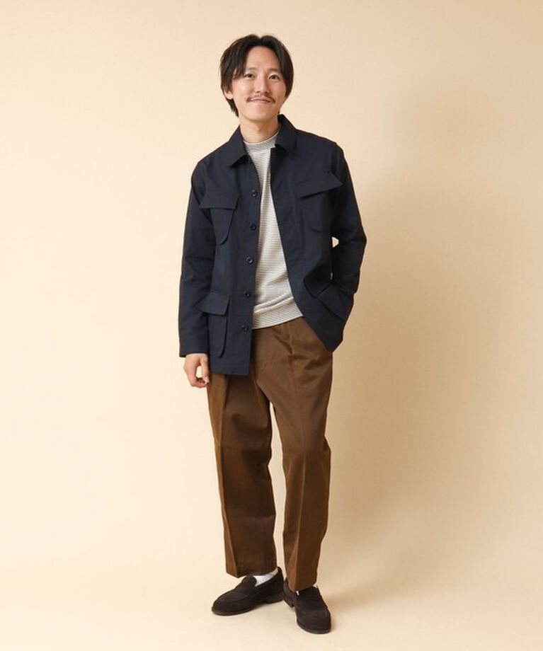 NOLLEY'S goodman「《ビジカジ対応》セミシルケットスムース ボーダードレスT長袖 24AW」|Tシャツ・カットソー|