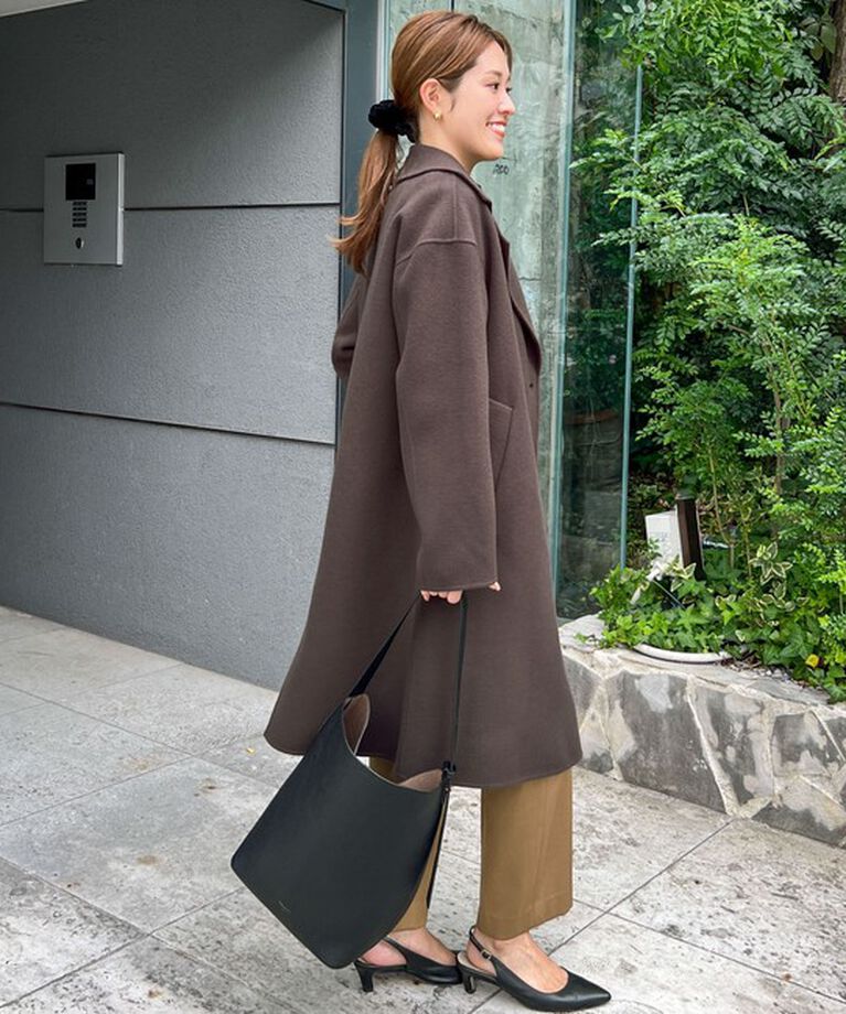 NOLLEY'S「S140シャルムビーバーリバーコート」|ダッフルコート|