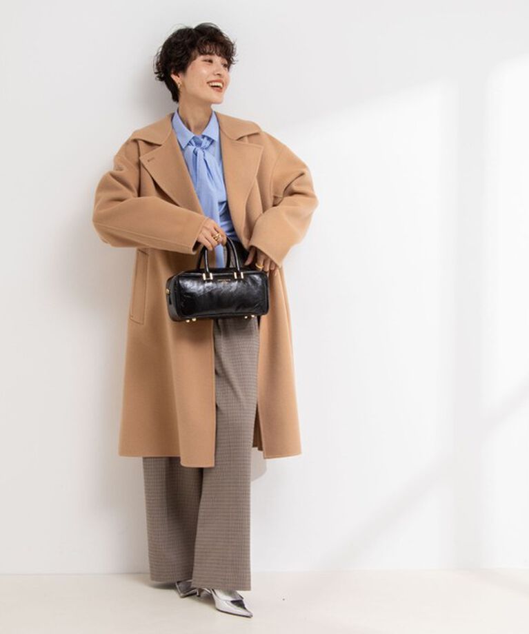 NOLLEY'S「S140シャルムビーバーリバーコート」|ダッフルコート|