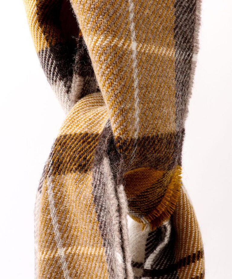 NOLLEY'S goodman「【MAC.N/マックエヌ】Lambswool Scarf Check 30 24AW」|マフラー|